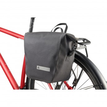 Велосумка на багажник MERIDA Pannier Bag, 10L, 30*30*15cm, 750гр. Black/Grey (2276004596)