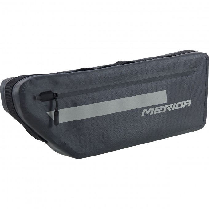 Велосумка под раму MERIDA Travel Framebag, 4,6L, 15*44*7cm, Medium 246гр. Black/Grey (2276004336) 4057094020106