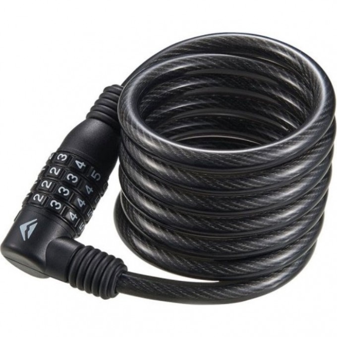 Замок противоугонный MERIDA 4 Digits Combination CableLock 120см*10мм, 290гр Black/White(2134002617) 4057094020847