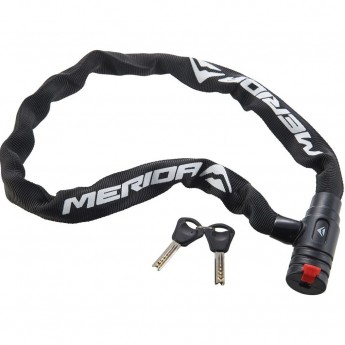 Замок противоугонный с ключами MERIDA Keys Cable Lock 90см*8мм Black/White